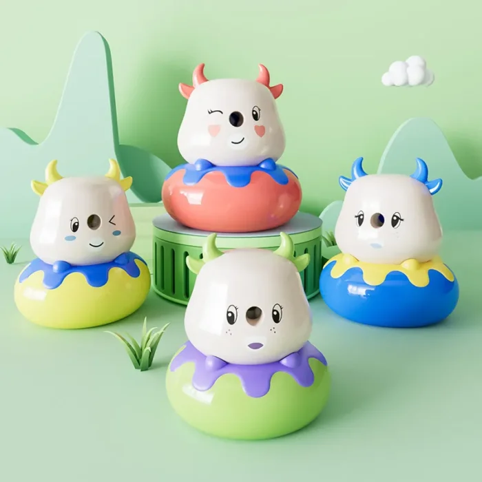 Pencil Sharpener Machine, Manual Pencil Sharpener for Kids, Pencil Cutter Sharpener, Cow Donut Pencils Sharpener School Home Office Supply - Image 1